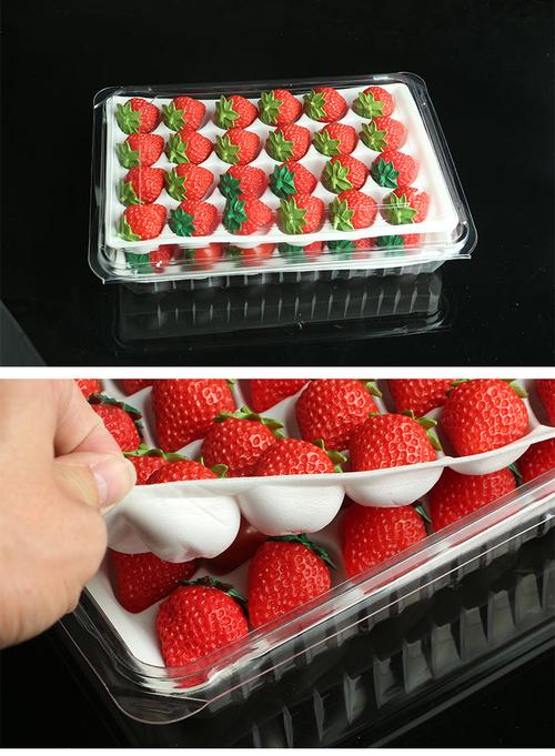 樱桃番茄水果托盘容器透明草莓盒草莓塑料食品冲压可回收接受